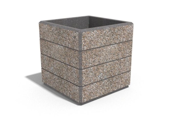 Encho - Квадратни бетонни кашпи
