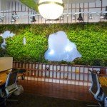 зелените картини в интериора - вертикално озеленяване